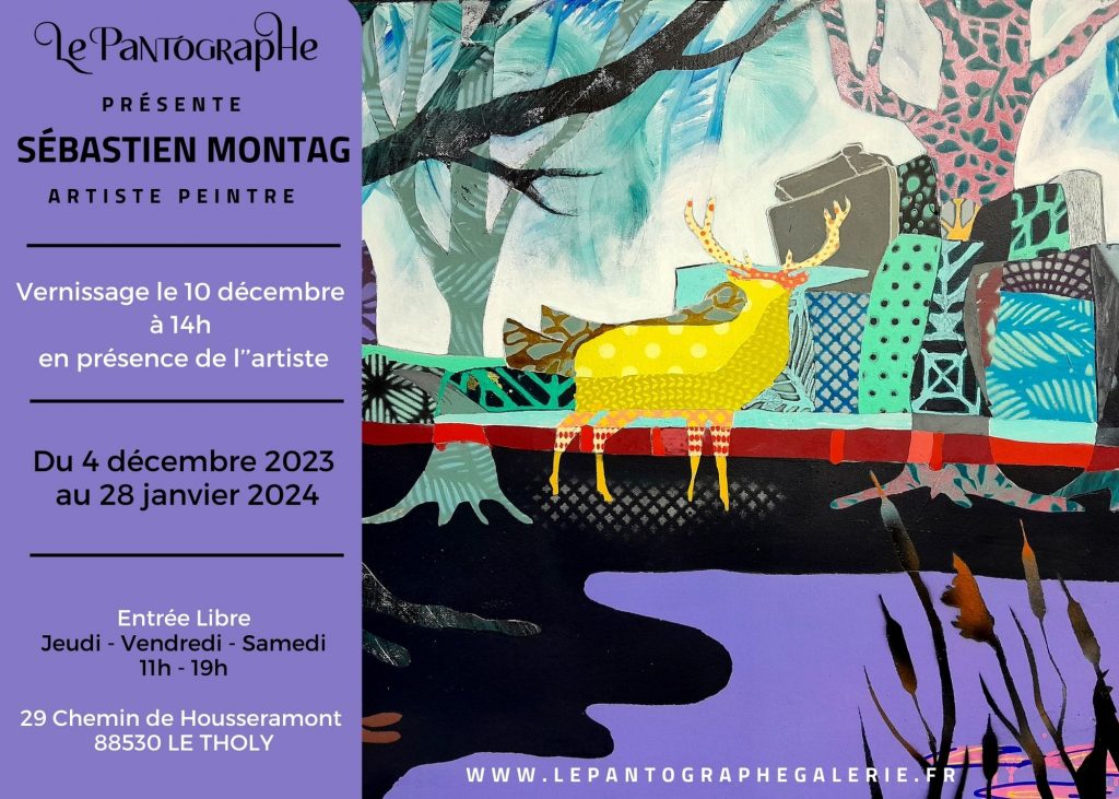 Sébastien MONTAG - Artiste peintre - Le Pantographe Vosges