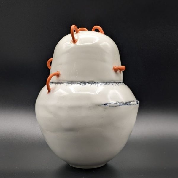 Sculpture en porcelaine BB8 droide - Le Pantographe - Chantal TOUSSAINT