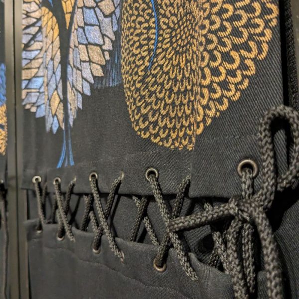 Le Pantographe Vosges - Mobilier et décoration Haut de gamme - Paravent peint à la main bois et coton - Marie Claire Z ERNY