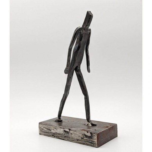 Le Marcheur - Sculpture en fer forgé - sculpture moderne et contemporaine - Francis PIERRE - Le Pantographe