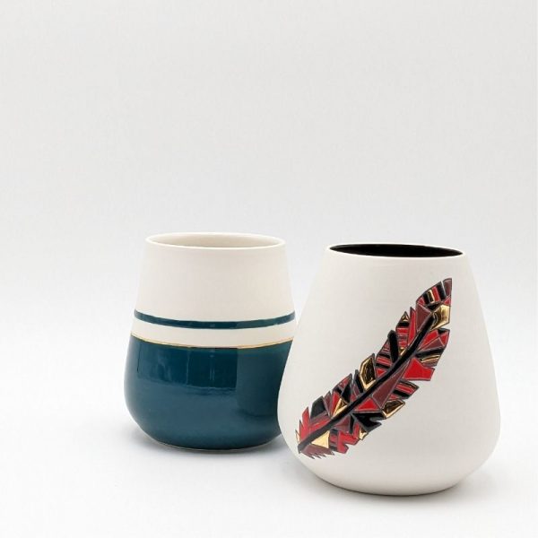 Vase porcelaine - Camille BO - Le Pantographe
