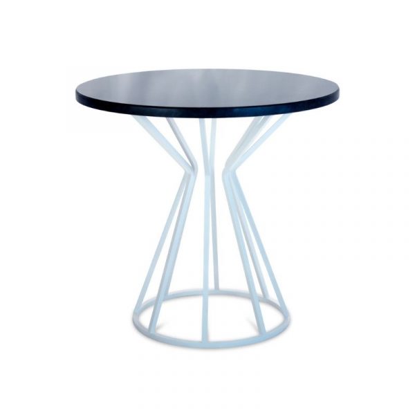 Table ronde design granit - Benoît COLIN - Le Pantographe Vosges