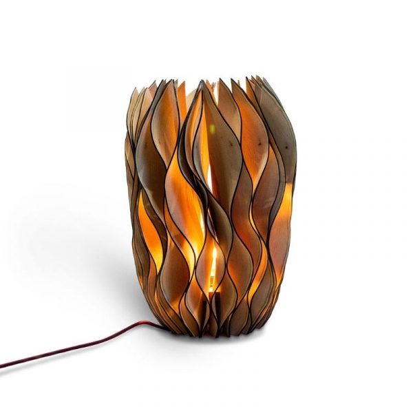 Luminaire Morille - Luminaire en bois design