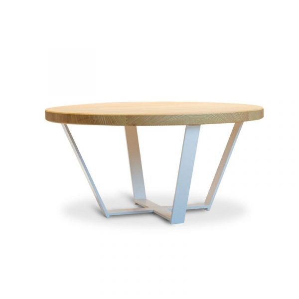 Table basse ronde design bois - Benoit COLIN - Le Pantographe Vosges