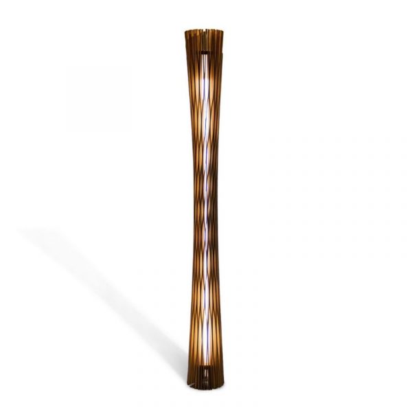 Lampadaire design en bois