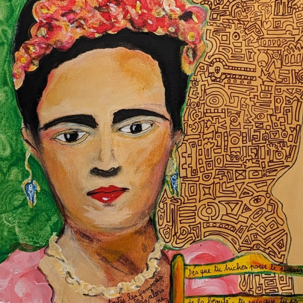Peinture contemporaine Frida Kahlo