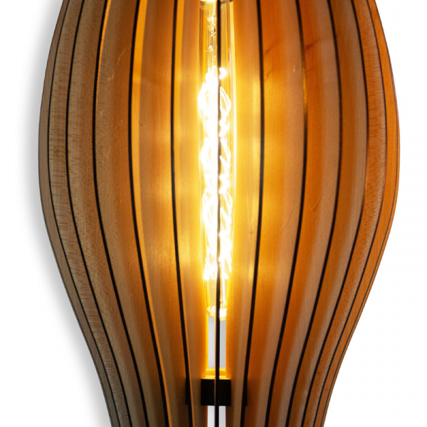 Suspension KOMOREBI - luminaire bois naturel design