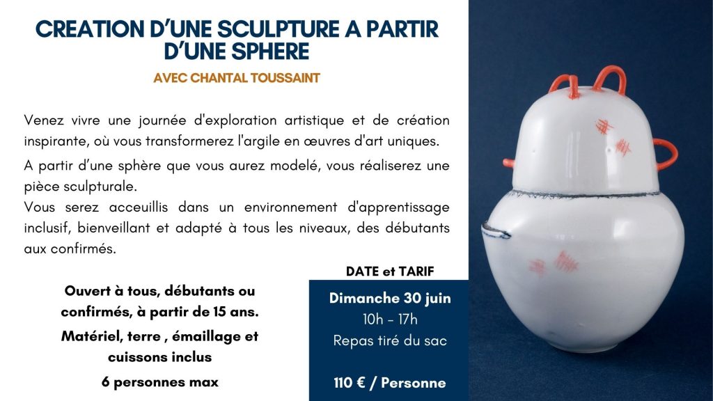 Sculpture sphère - Chantal TOUSSAINT